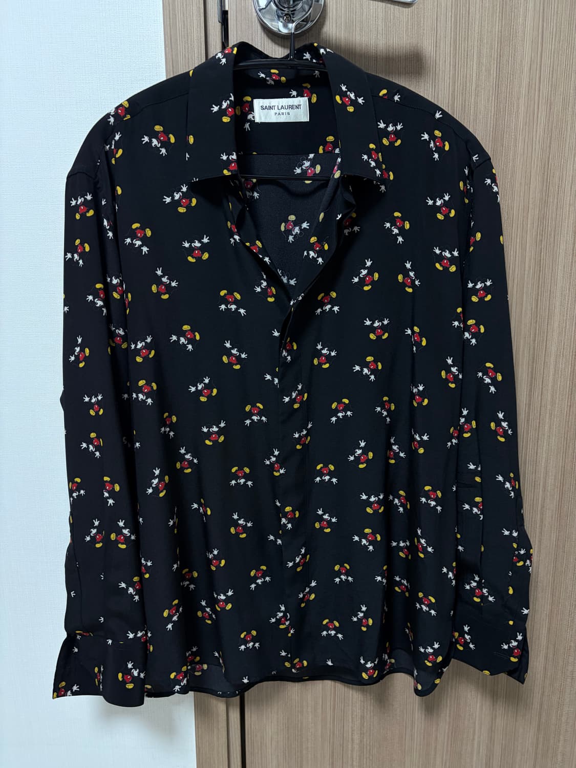 생로랑 미키마우스 셔츠 100주년 디즈니콜라보 상품이미지1