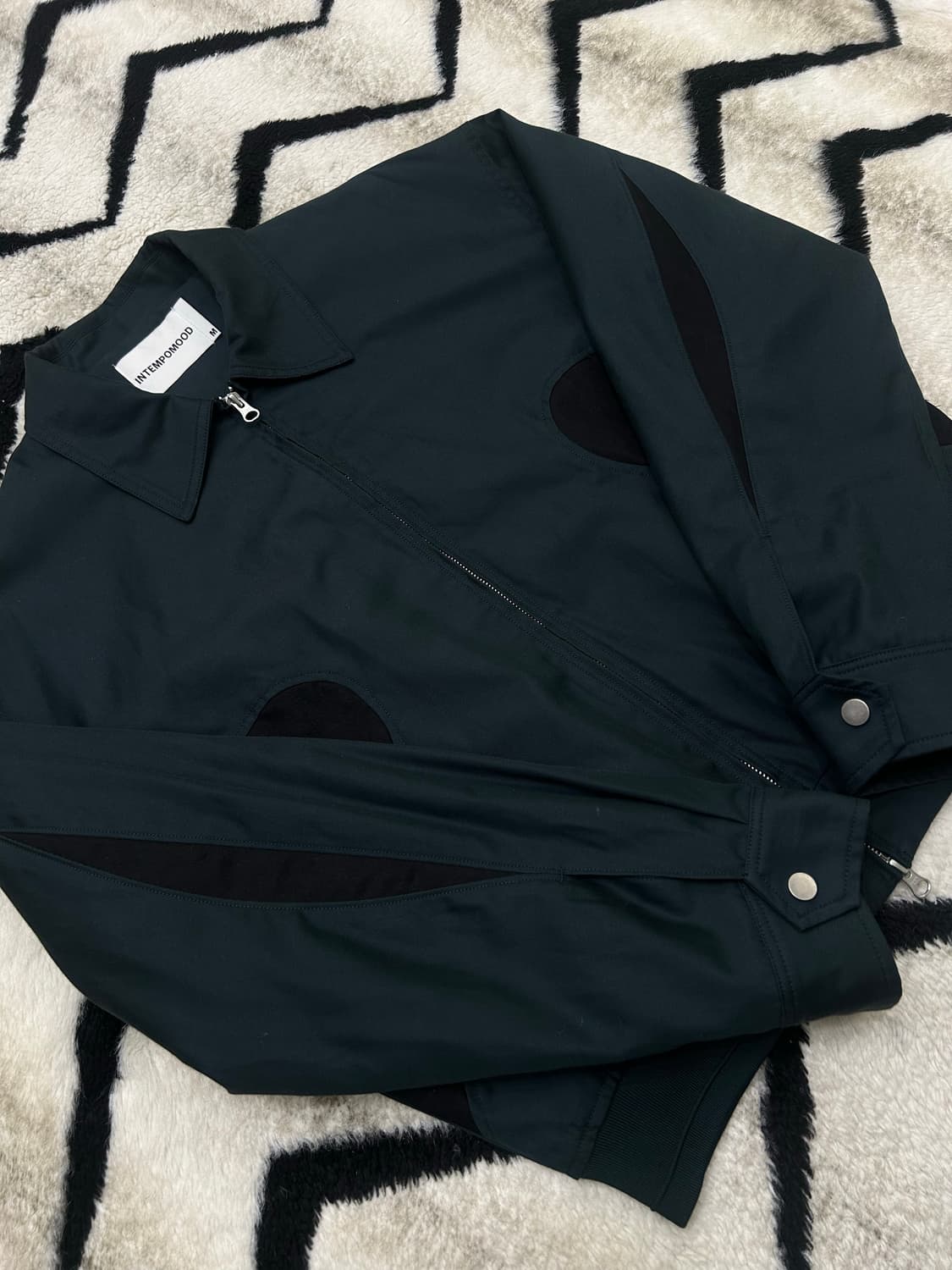 [M]인템포무드 코튼 블루종/다크그린 상품이미지1