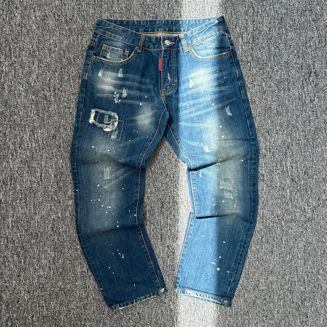 디스퀘어드2 페인팅 데미지 데님 팬츠 상품이미지1