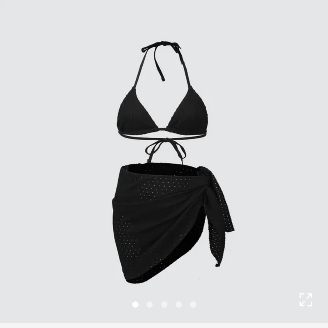 에이블리 솔리아 펀칭 스트랩 비키니 스커트 세트 상품이미지1
