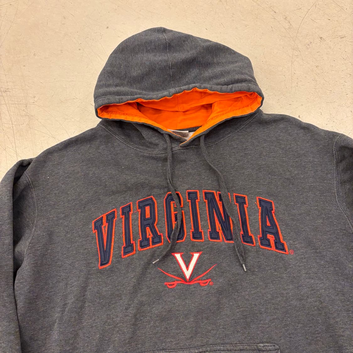빈티지 버지니아 바이킹스 빅로고 후드티 상품이미지2