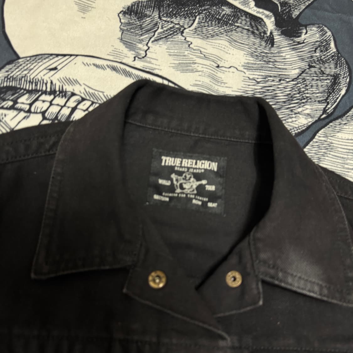 트루릴리전 흑청데님자켓 95M사이즈 상품이미지6