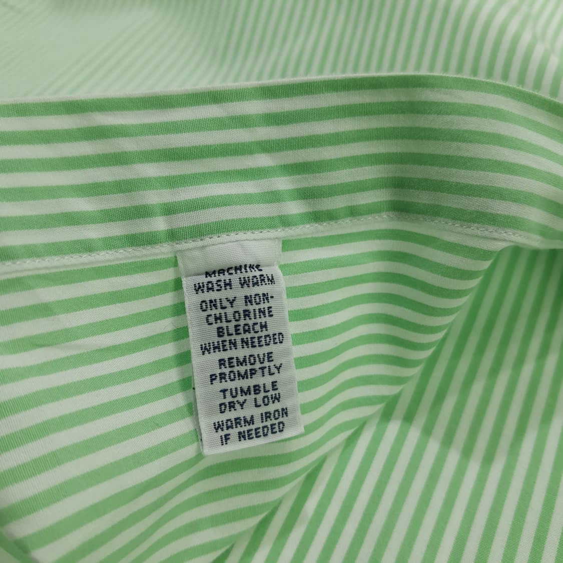 CN772 4XLT 폴로 랄프로렌 그린 스트라이프 긴팔 셔츠 남방 상품이미지6