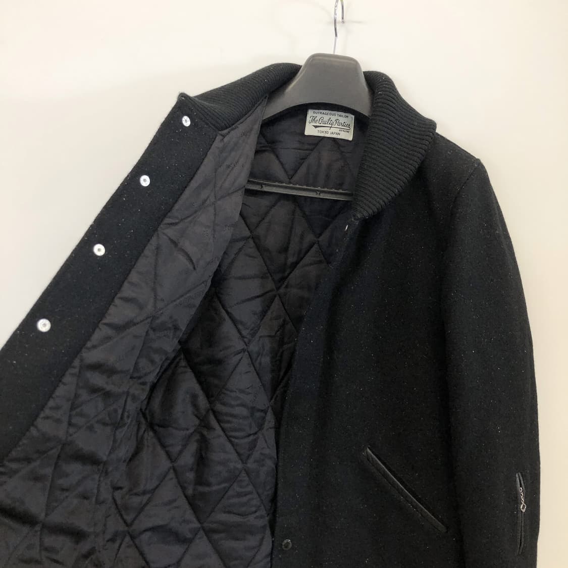 와코마리아 x 울프스헤드 JPN 모직 누빔자켓 M 상품이미지5