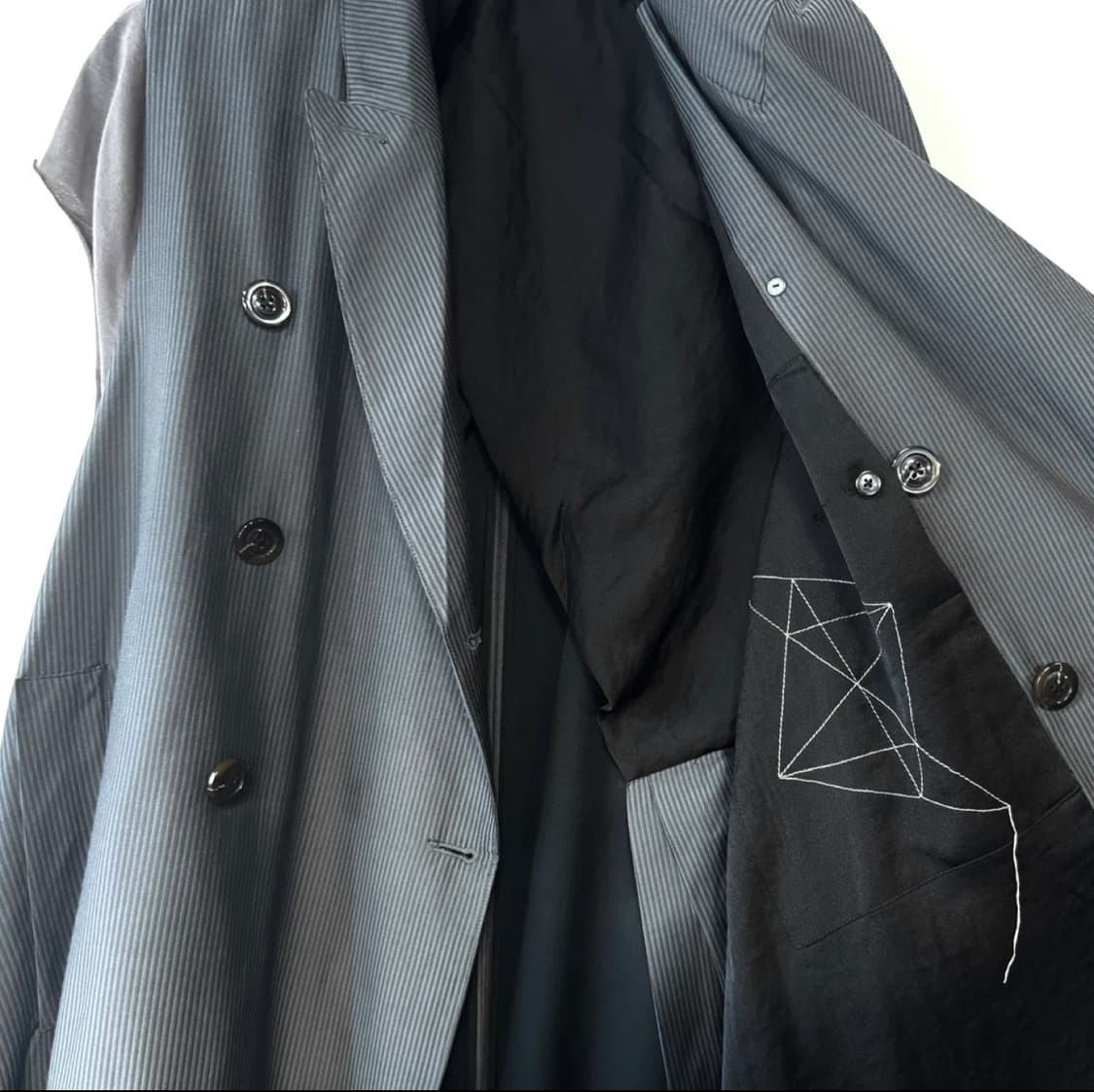 릭오웬스 슬리브리스 롱 코트 상품이미지2