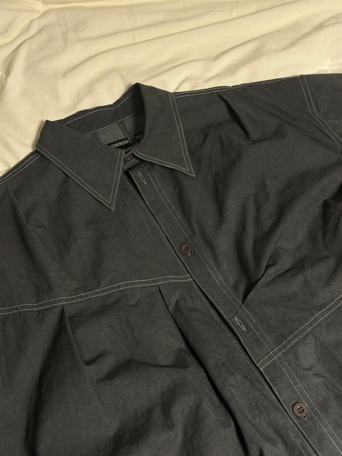 앤더슨벨 엘리스 다이드 코튼 셔츠 상품이미지1