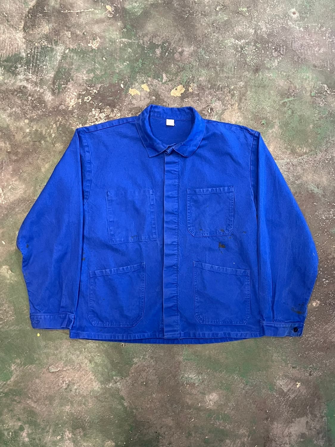 [XL] 프렌치 워크 자켓 블루 초어자켓 빈티지 워크웨어 상품이미지1