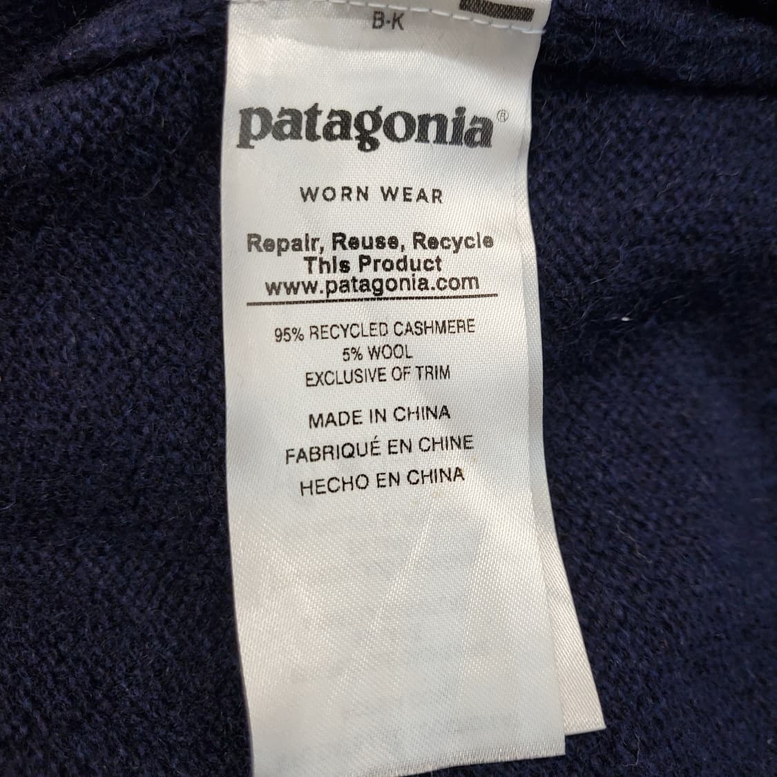 PATAGONIA 하프집업 니트 스웨터 상품이미지7