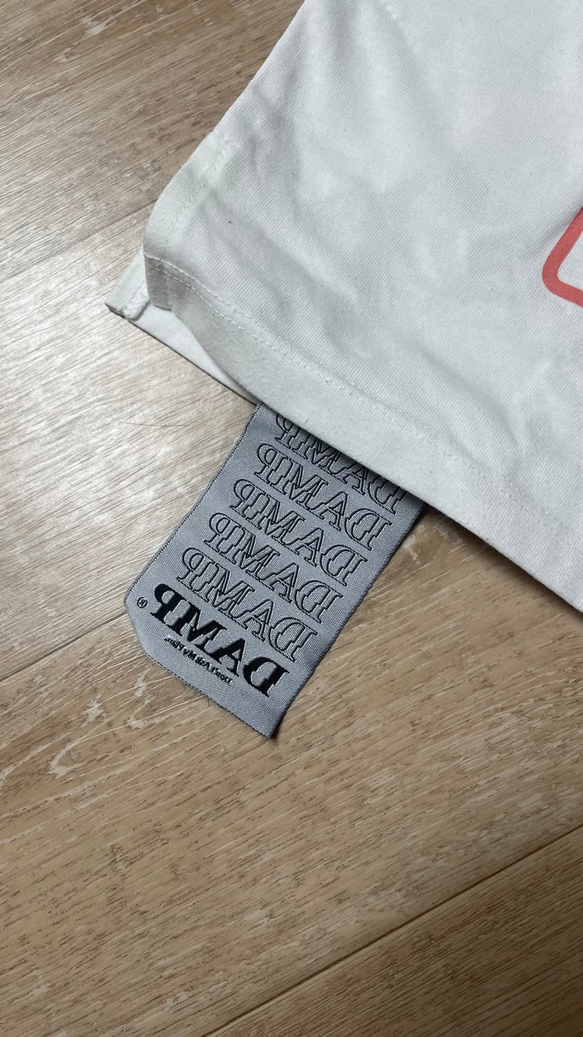 [돈애스크마이플랜_DAMP] 4 SENSE 그래픽 오버사이즈 티_화이트 상품이미지5