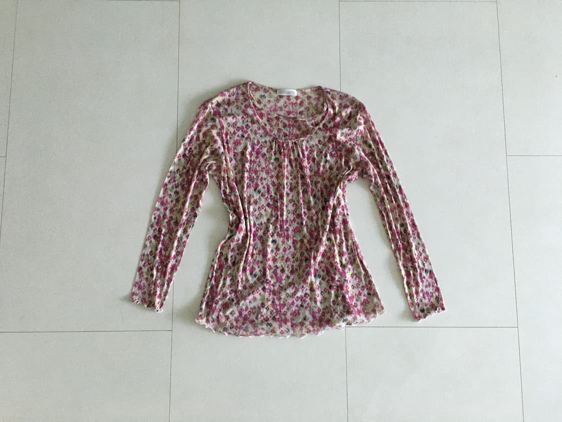ditsy floral mesh top 상품이미지4
