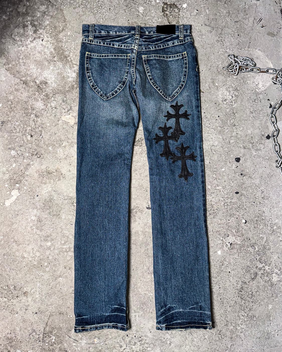 AGATE LABEL – Cross Patch Slim Denim PT 상품이미지7