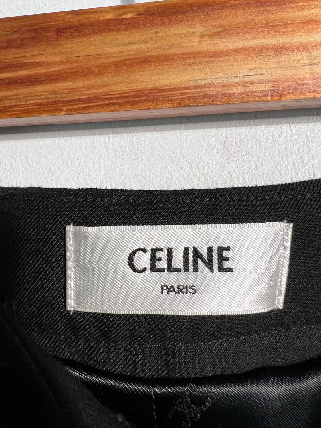 CELINE 셀린느 로고 울 혼방 미디 스커트 L (27.5inch) 상품이미지9