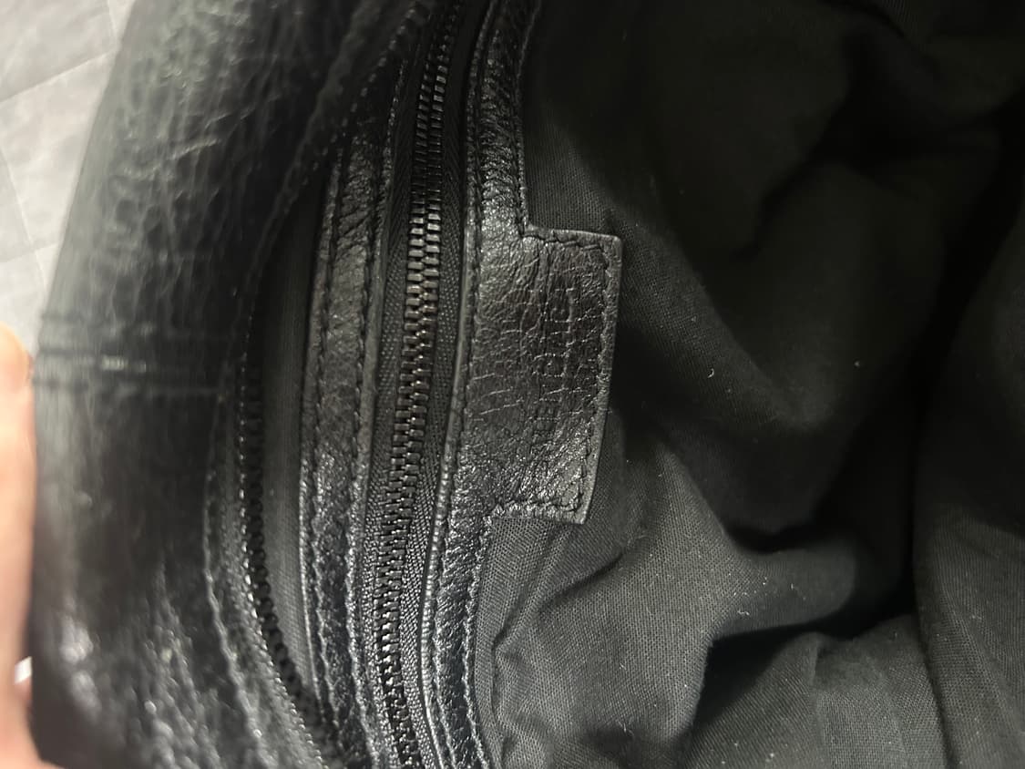 발렌시아가 르카골 미디엄 토트백 올블랙 상품이미지4