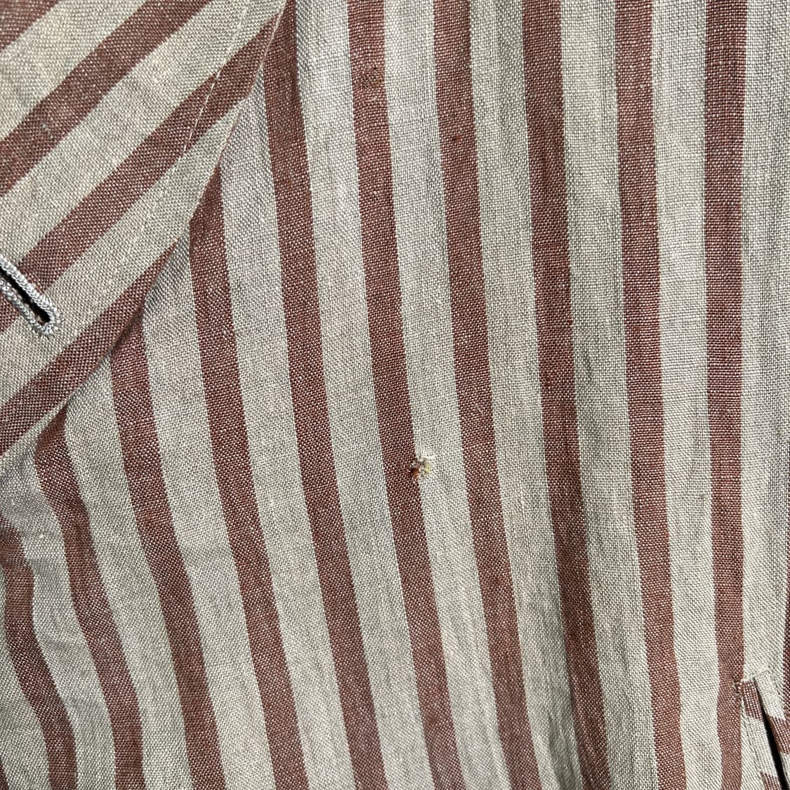 Y's 요지야마모토 린넨 스트라이프 워크 자켓 상품이미지8