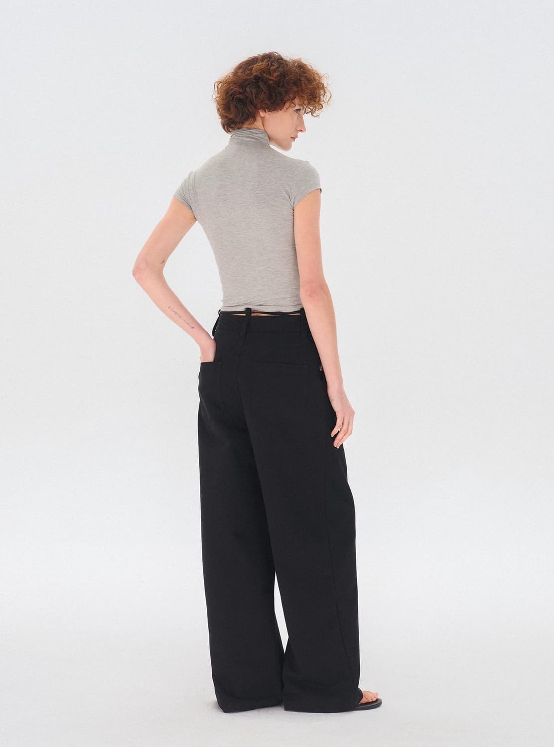 costustoot 블랙 팬츠 상품이미지4