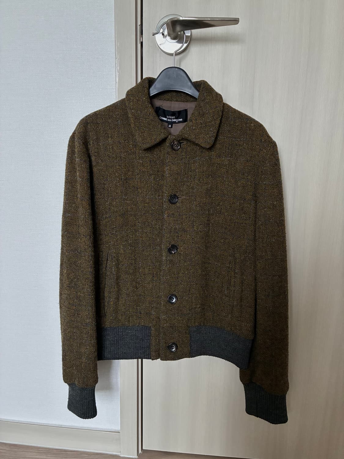 꼼데가르송 트리콧 울 자켓 상품이미지1