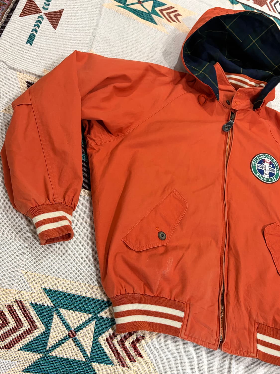 90~00s 맥그리거 MCG CLUB 후드 블루종 자켓 상품이미지3