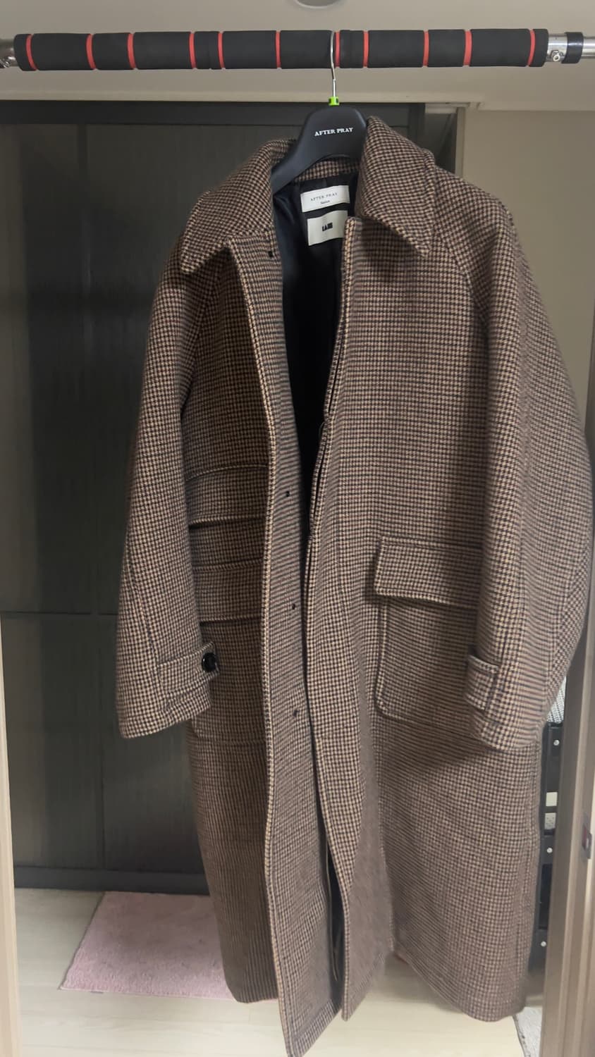 애프터프레이 투어리스크 체크 발마칸코트 m 상품이미지1