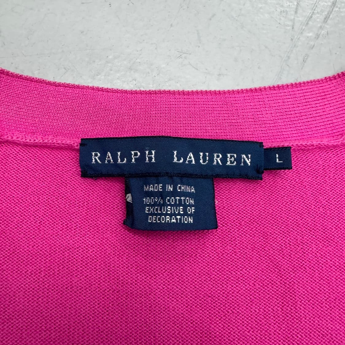 폴로 포니 핑크 니트 가디건 상품이미지4