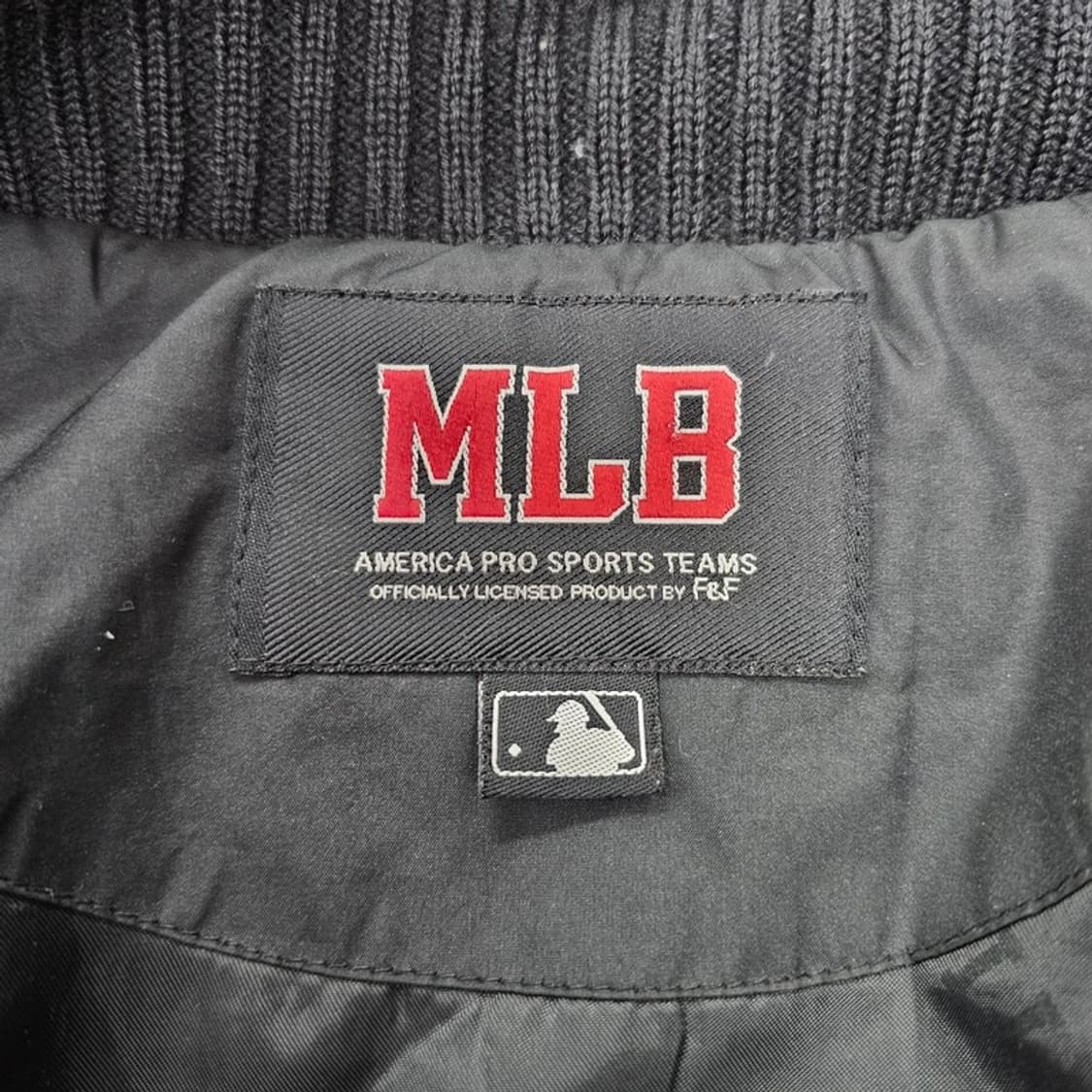 MLB 90's 니트 패딩 집업 XL 상품이미지5