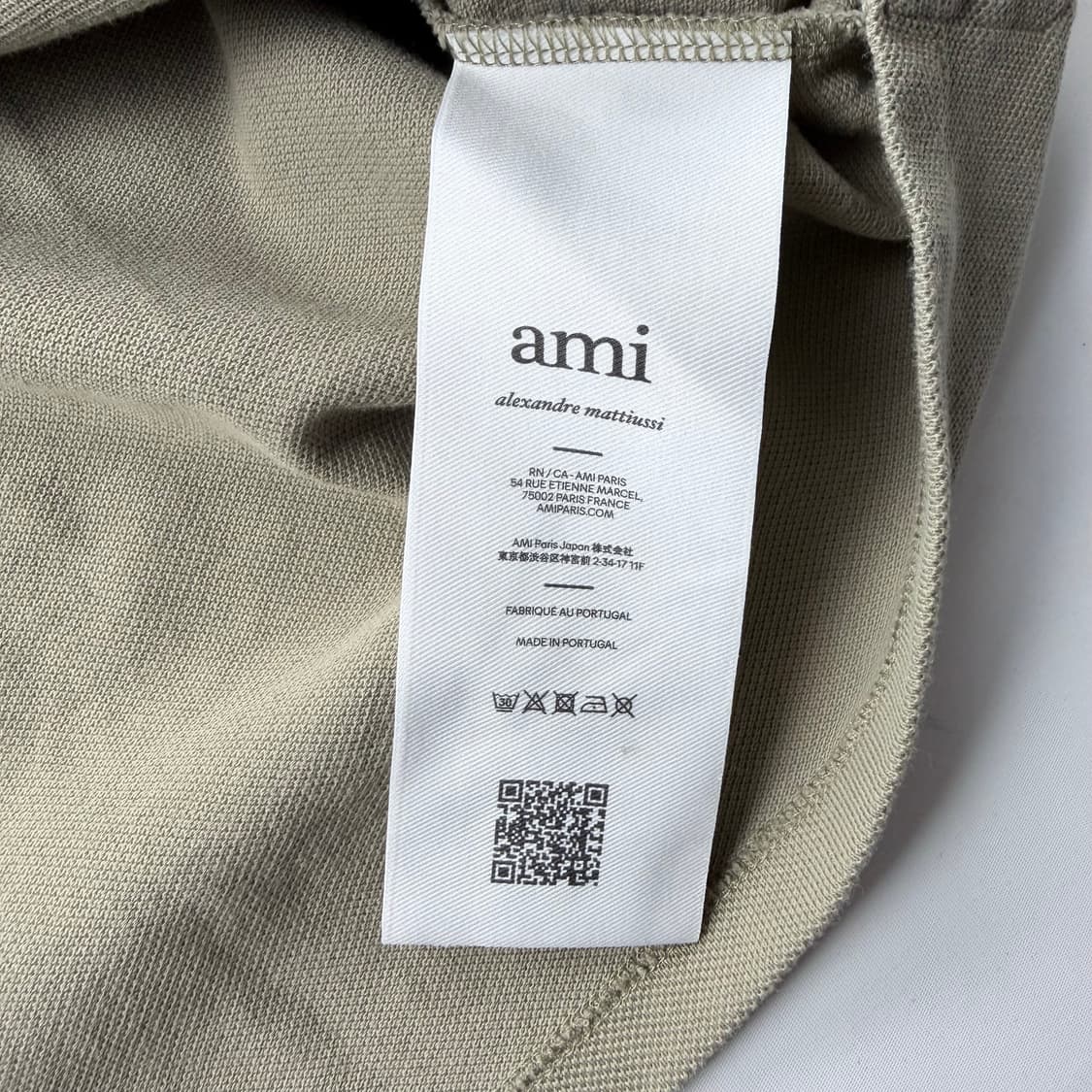 아미 25ss 스몰 하트 코튼 폴로 반팔 상품이미지6