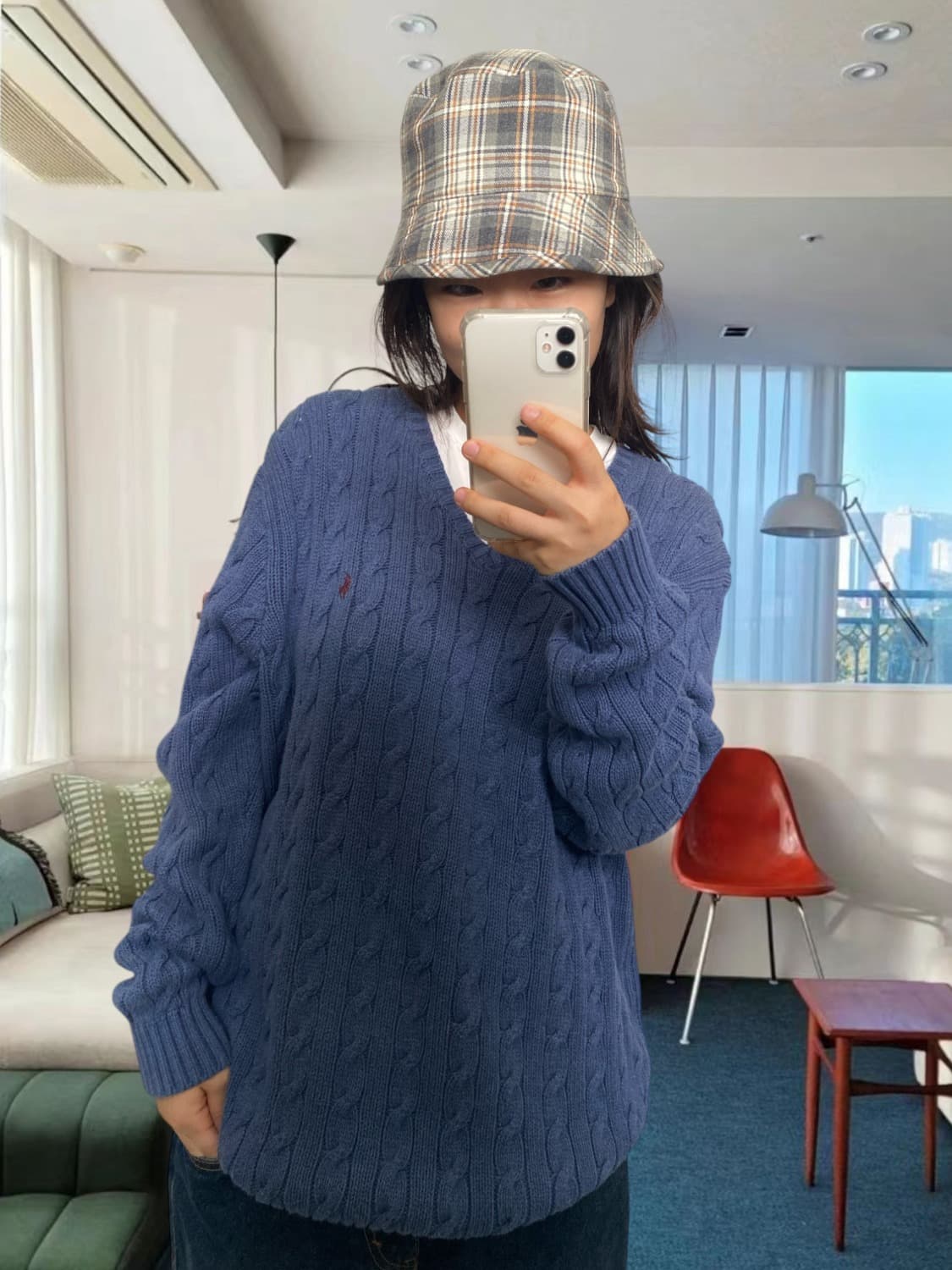 폴로 랄프로렌 브이넥 니트 (Man XL) AB0741 상품이미지1