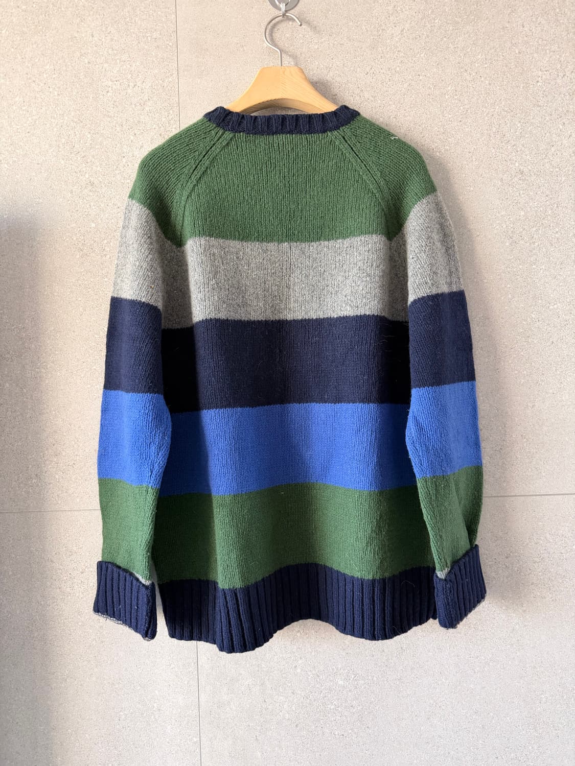 갭 코위찬 니트 도톰한 램스울 스트라이프 상품이미지3