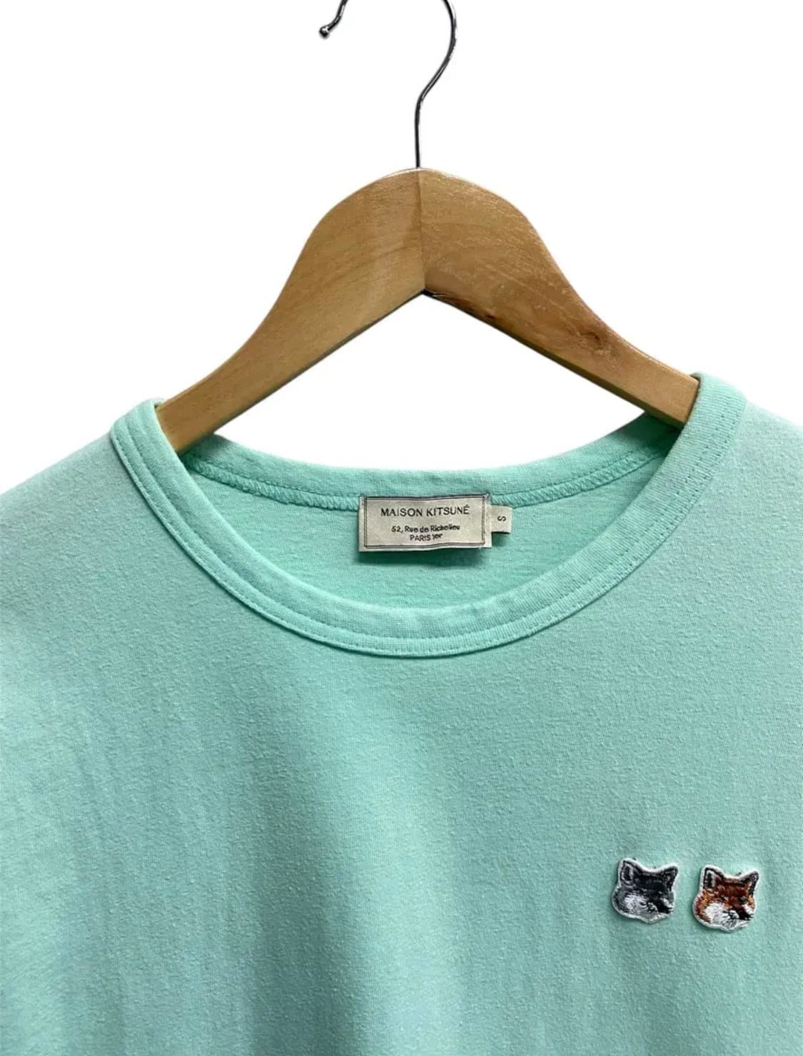 메종키츠네 더블 폭스 라운드티 S 상품이미지5