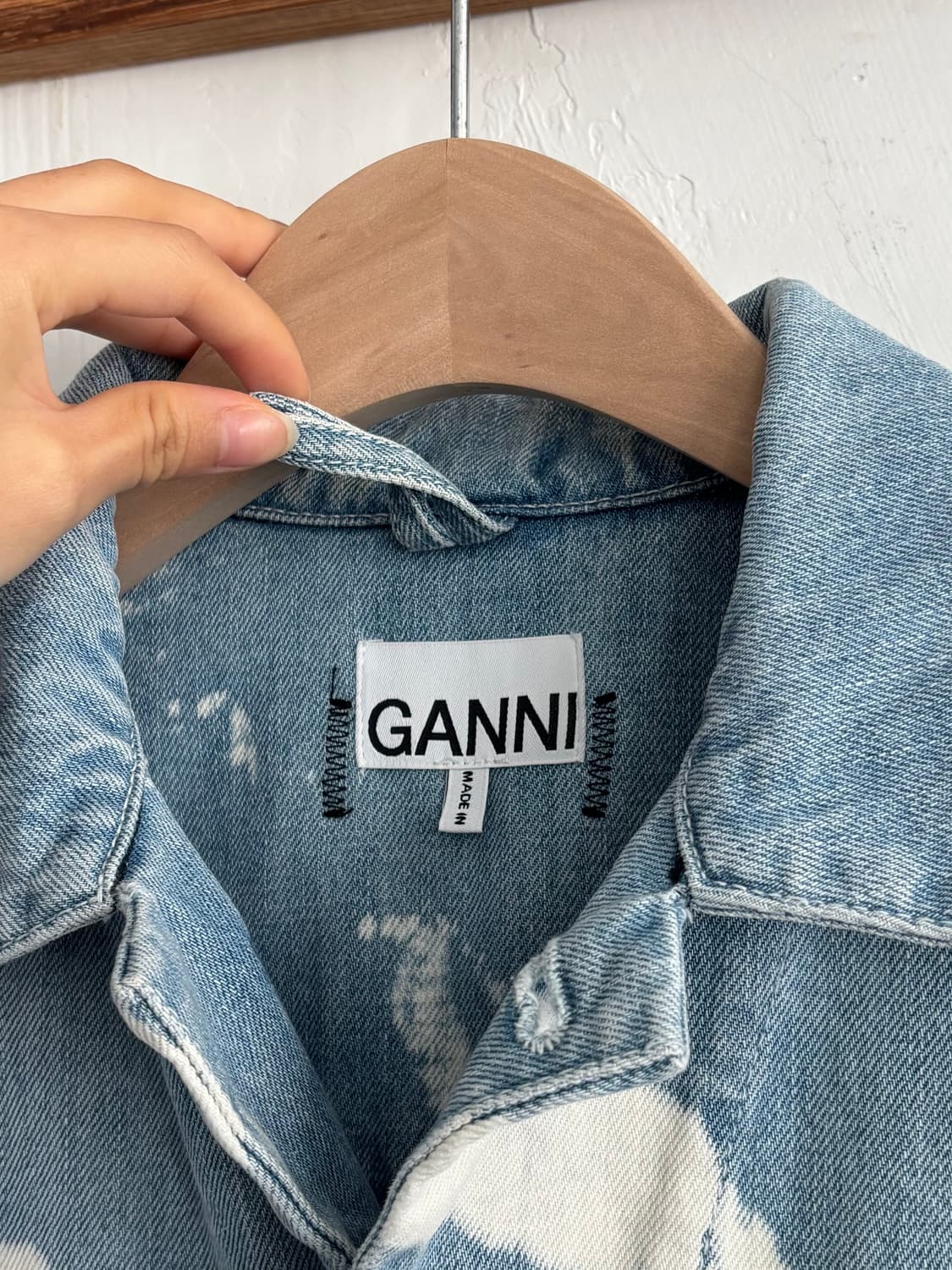 GANNI 가니 연청 데님 자켓  상품이미지5