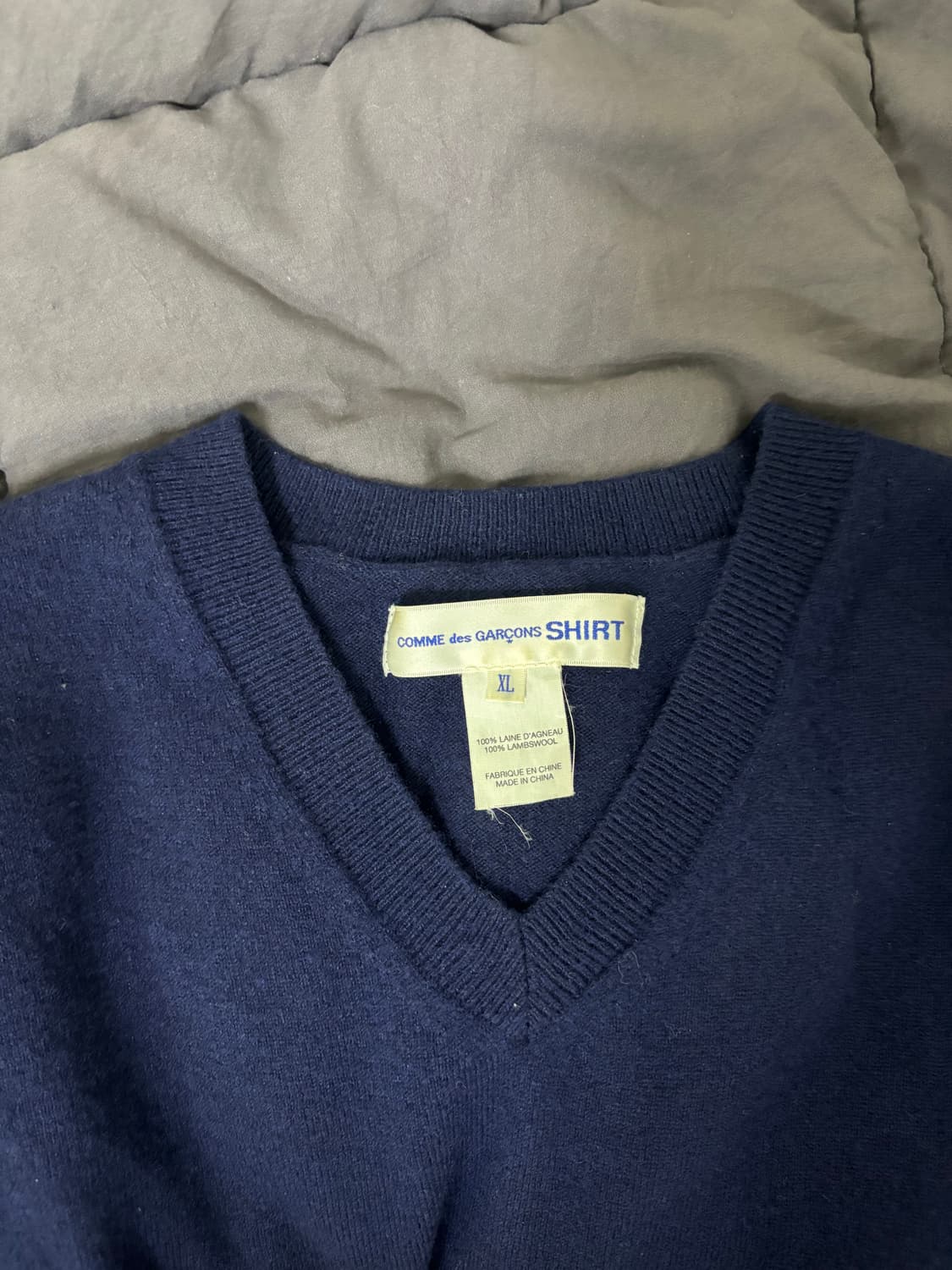 꼼데가르송셔츠 브이넥 풀오버 니트 상품이미지4