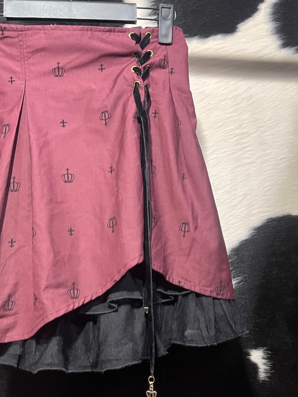 시크릿 허니 아일렛 미니 스커트 상품이미지3