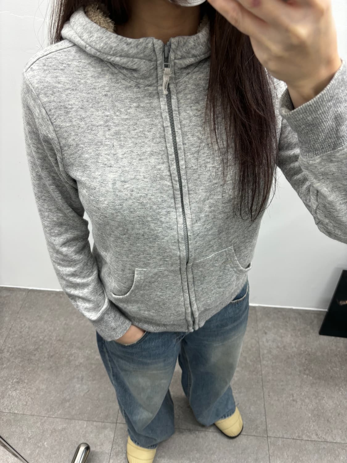 빈티지 유니클로 후드집업 상품이미지1