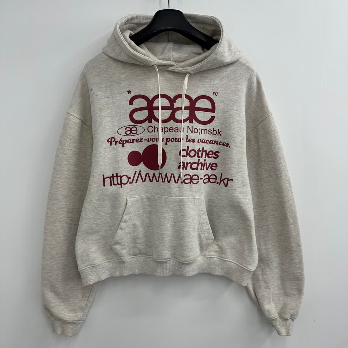 FREE AEAE 에이이에이이 여자 오버핏 후드티 상품이미지1