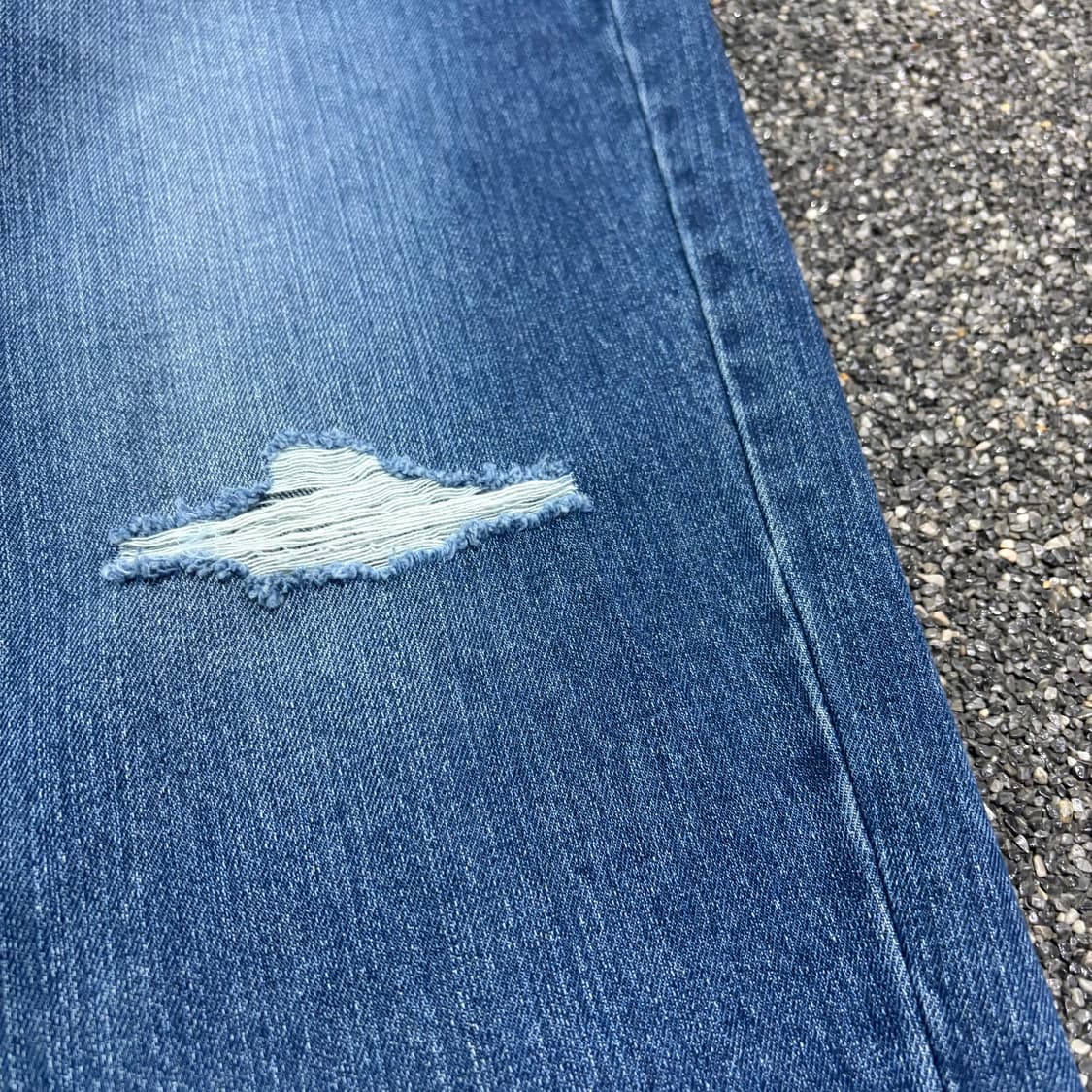 2spoon 워싱 데미지 데님 팬츠 B4089 상품이미지5