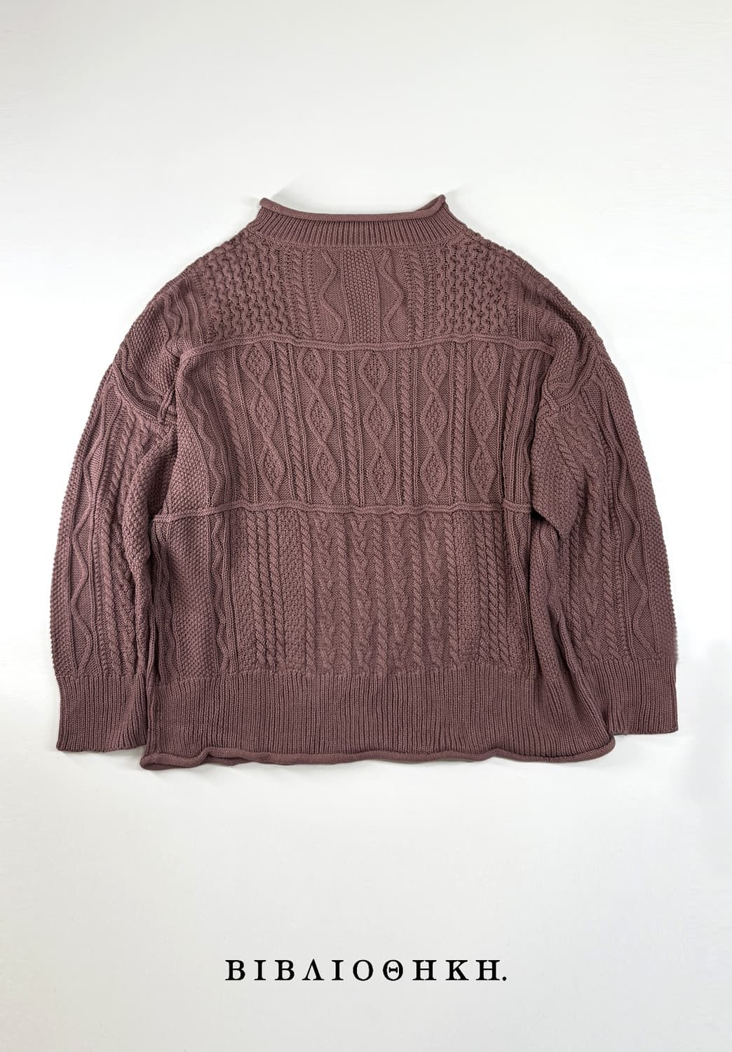 케이블 여성 루즈 니트 상품이미지5