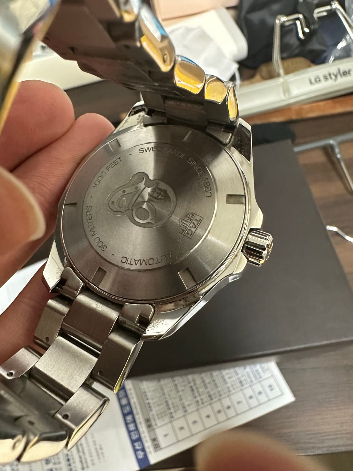 태그호이어 아쿠아레이서 오토매틱 청판 상품이미지7