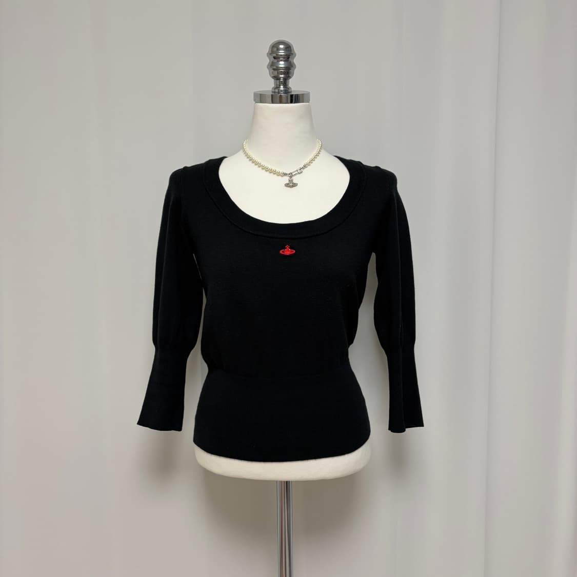 비비안웨스트우드 유넥 7부 니트 상품이미지5