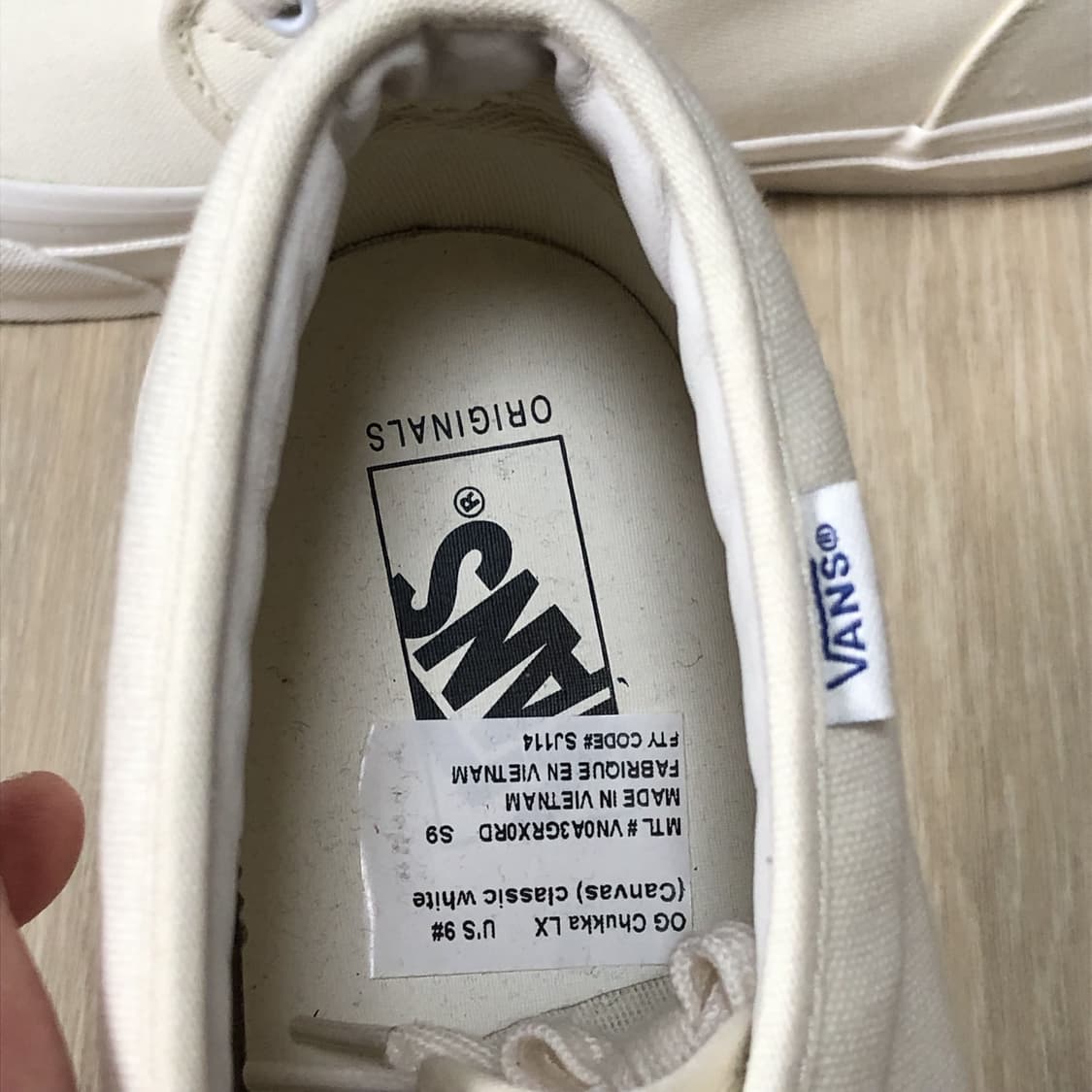 (270) 새상품 반스 볼트 VANS VAULT LX 처카 부츠 아이보리 상품이미지4