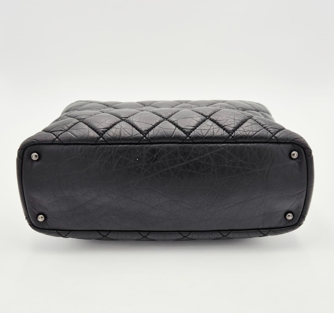 샤넬 트위드 퀼팅 탑핸들 토트백 18번대 상품이미지5