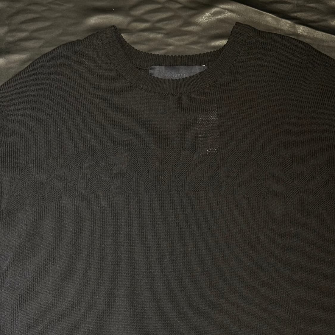 준지 스트랩 니트 블랙 상품이미지3