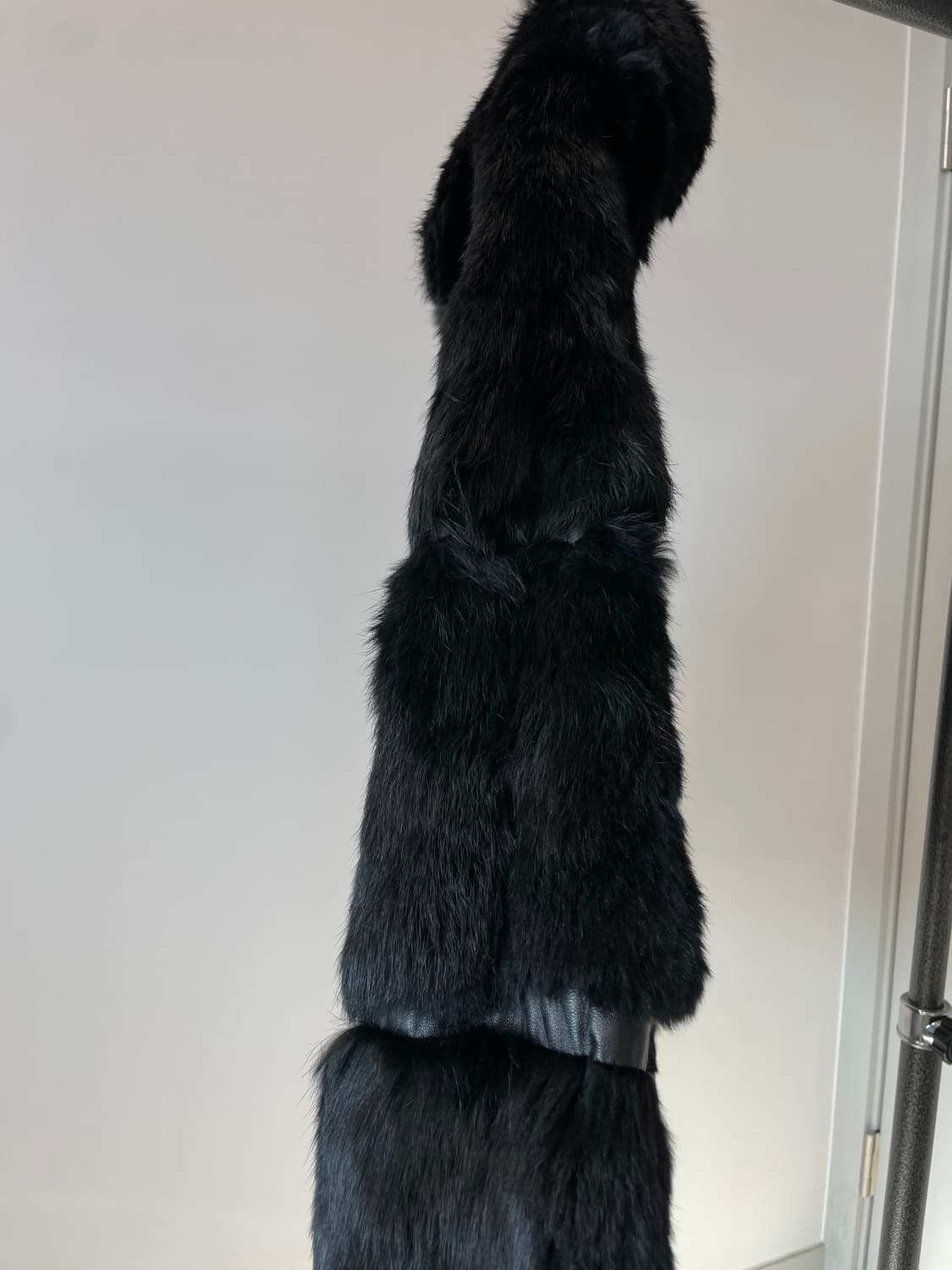 Capacci 양가죽 블랙 퍼 자켓 상품이미지6