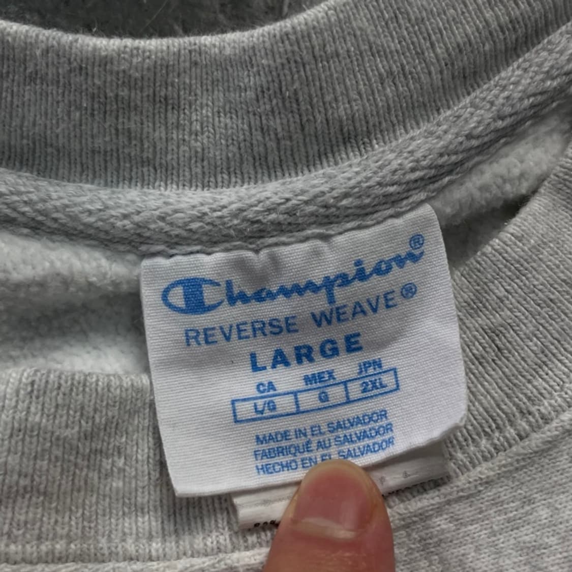 100 챔피언 90s 리버스위브 BABSON 컬리지 맨투맨 상품이미지3