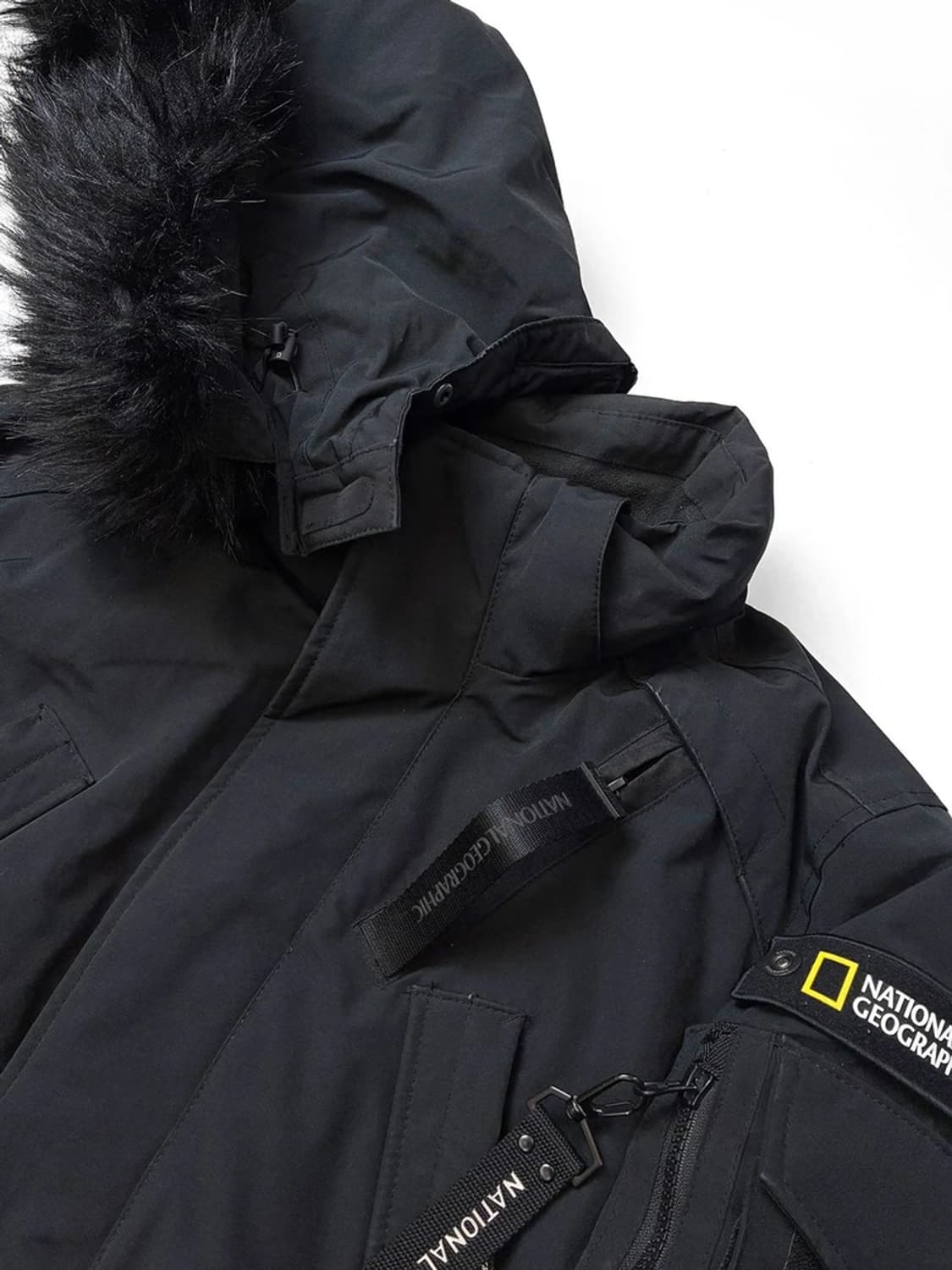 내셔널지오그래픽 20ss 덕다운 타루가 퍼 트리밍 숏 패딩 PN5246 상품이미지3