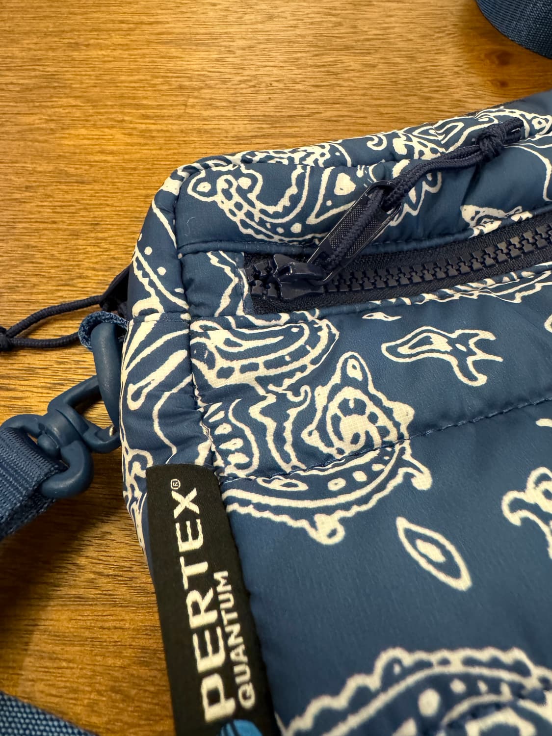 [OS] 슈프림 푸퍼 사이드백 블루 페이즐리  상품이미지7