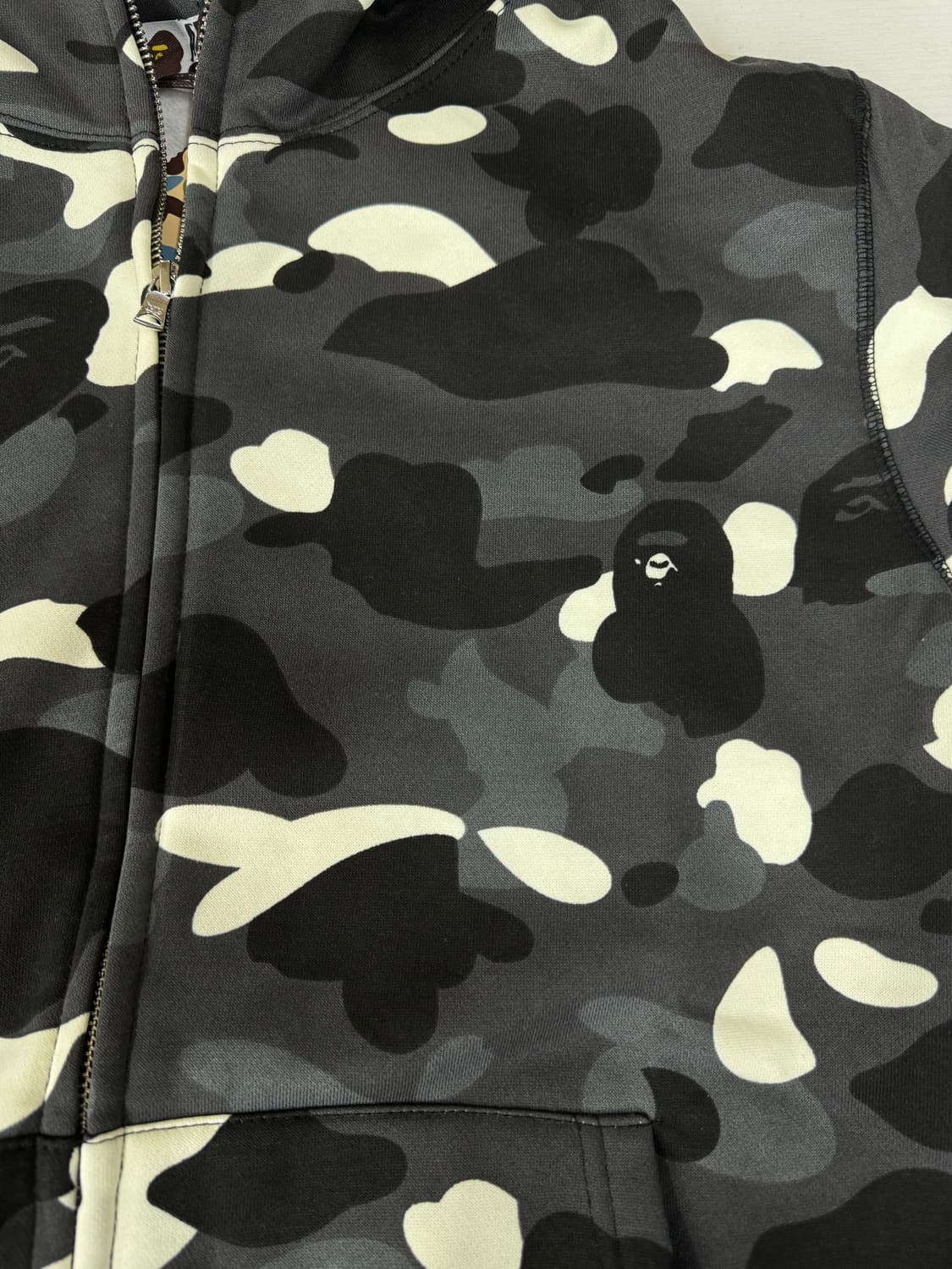 [새상품]베이프 샤크 후드 집업 야광 다크그레이블랙 상품이미지8