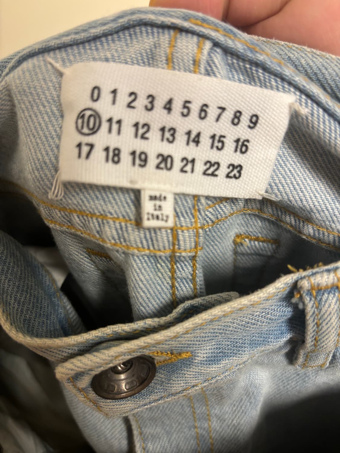 메종 마르지엘라 더블 레이어드 진 상품이미지4