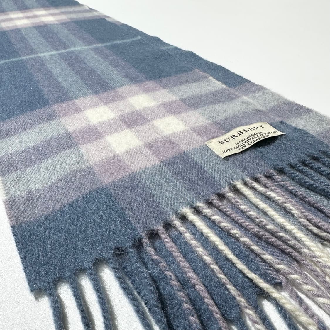 버버리 캐시미어 100% 체크 머플러 목도리 상품이미지4