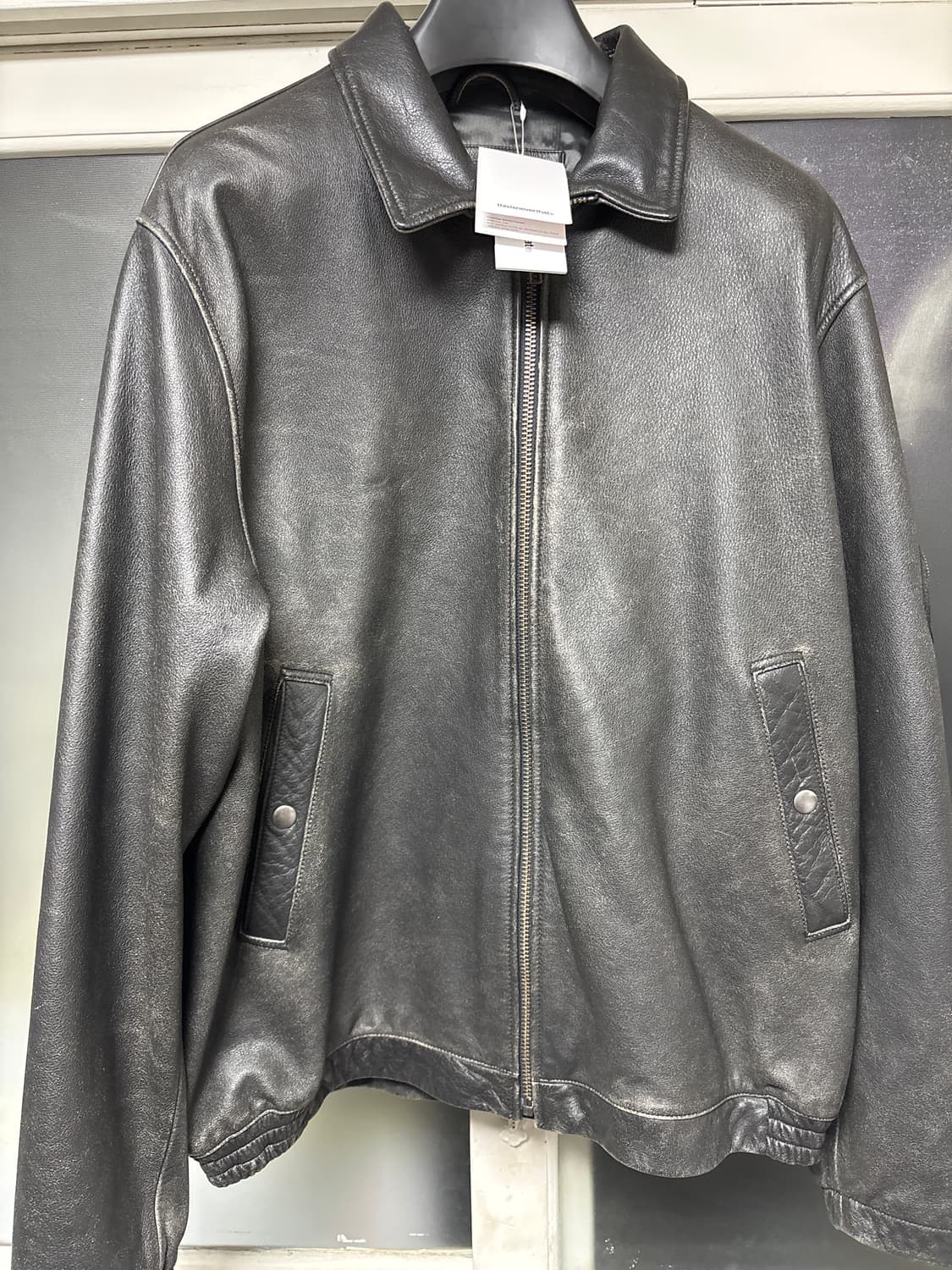 디스이즈네버댓 레더 플라이트자켓 L사이즈 상품이미지2