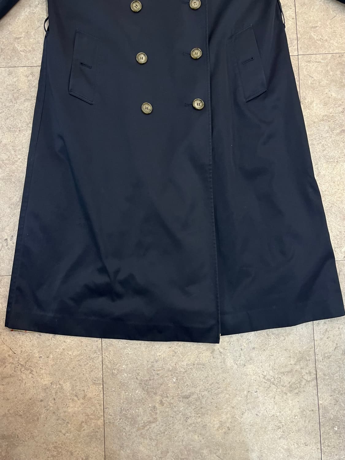 버버리 트렌치 롱코트 네이비 #csz2579 상품이미지5