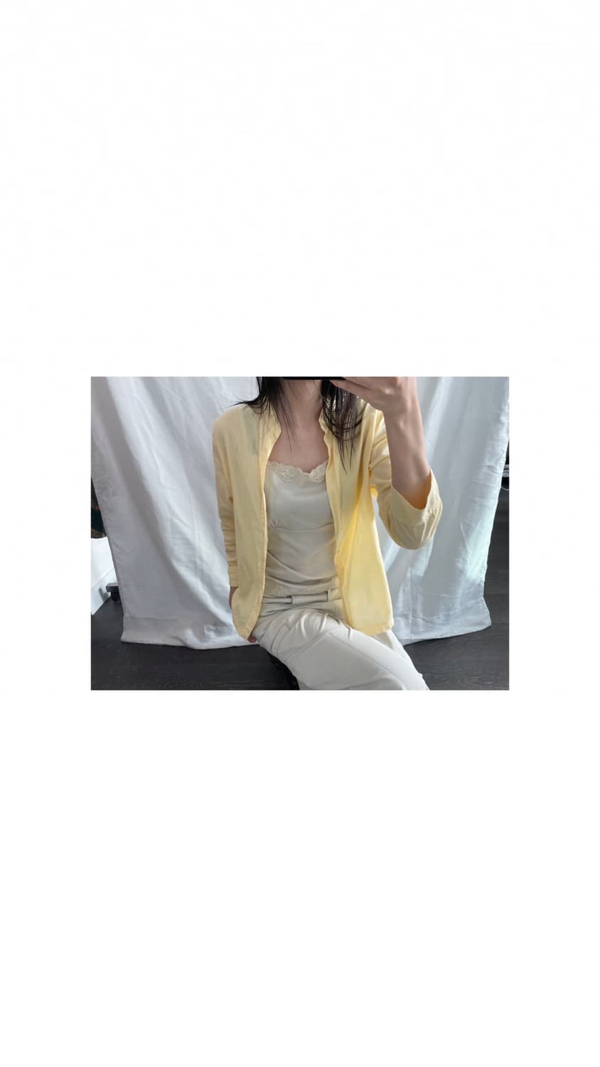 NATURAL LAUNDRY yellow shirt 상품이미지10